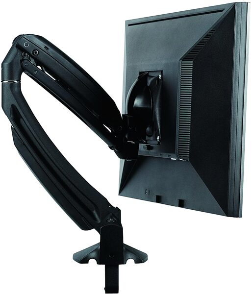 Chief Kontour K1D100 Dynamic Single Monitor Desk Clamp Mount, Black Back