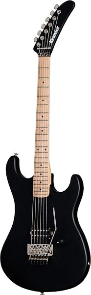 Kramer The 84 Electric Guitar, Intruder Black Satin, Open Box (Very Good), Action Position Back