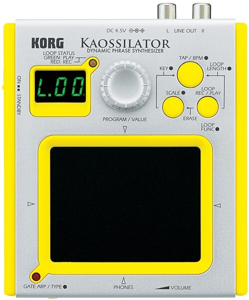 Korg KO1 Kaossilator Dynamic Phrase Synthesizer, Main