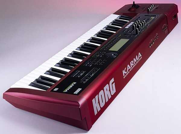 Korg KARMA 61-Key Music Workstation, Angle View