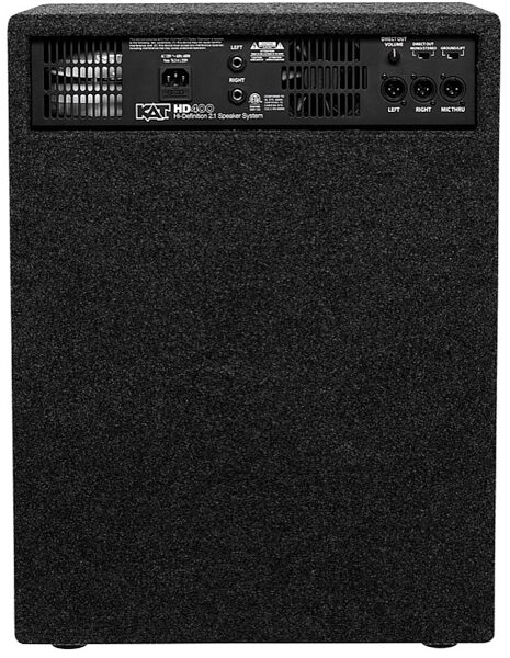 KAT HD400 2.1 Hi-Definition Stereo PA Speaker System, Back
