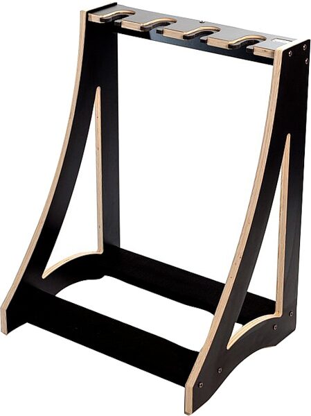 DRS Racks Alpha4 Black Guitar Rack (4-Space), Black, Action Position Back