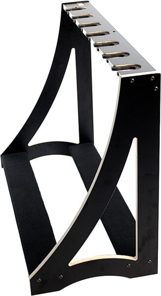 DRS Racks Alpha 7 Black Guitar Rack (7-Space), Black, Action Position Back