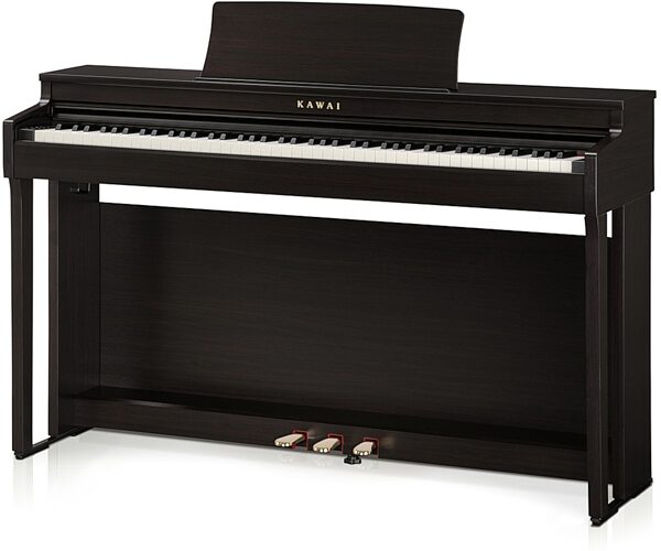 Kawai CN-201 Digital Piano, Rosewood, Action Position Back