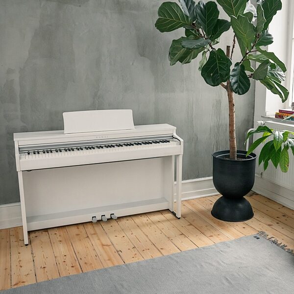 Kawai CN-201 Digital Piano, Rosewood, Action Position Back