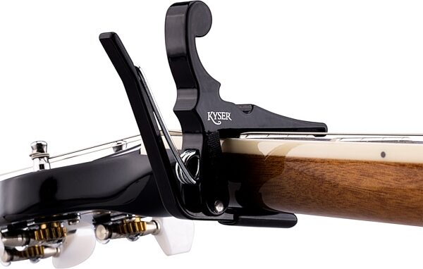 Kyser Quick-Change Capo for Banjo/Ukulele/Mandolin, New, Action Position Back