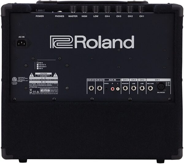 Roland KC-200 Keyboard Amplifier, New, Back
