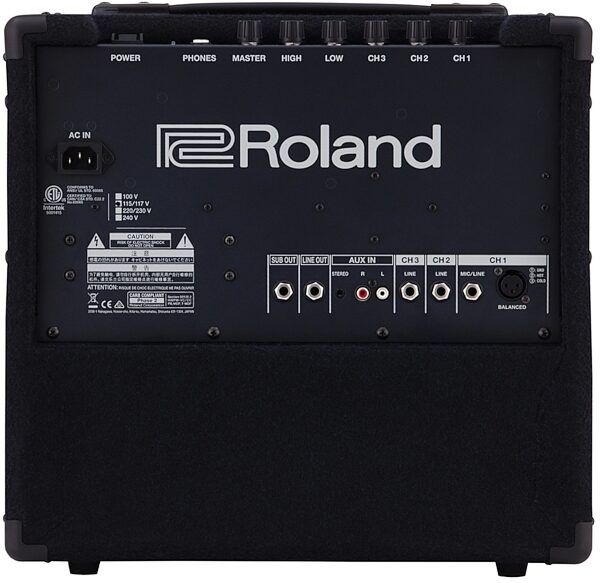 Roland KC-80 Keyboard Amplifier, New, Back