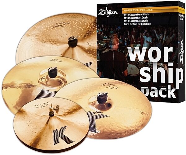 Zildjian Worship Series K Custom Cymbal Pack, KC0801W, Main