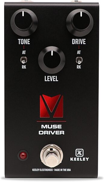 Keeley Andy Timmons Muse Driver Full Range Overdrive Pedal, New, Action Position Back