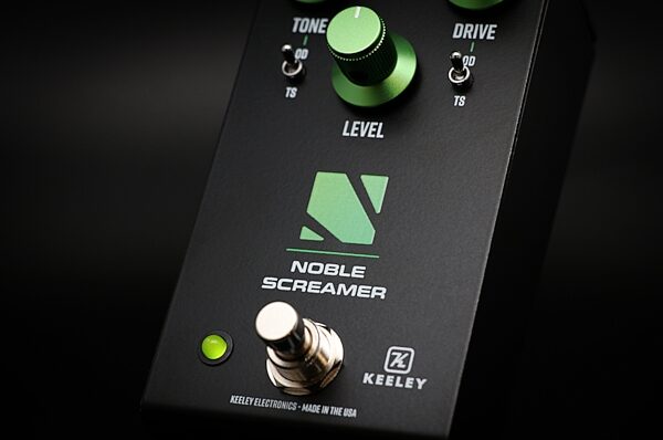 Keeley Noble Screamer Overdrive and Boost Pedal, New, Action Position Back