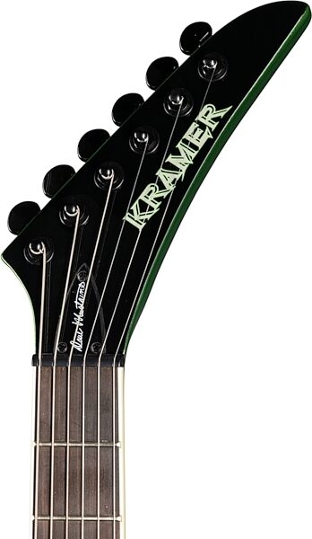 Kramer Dave Mustaine Vanguard Rust In Peace Electric Guitar (with Case), Action Position Headstock