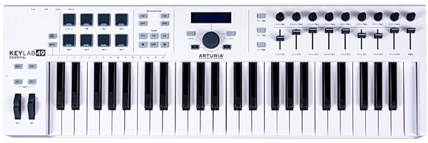 Arturia Keylab 49 Essential Keyboard Controller, 49-Key, White, Main
