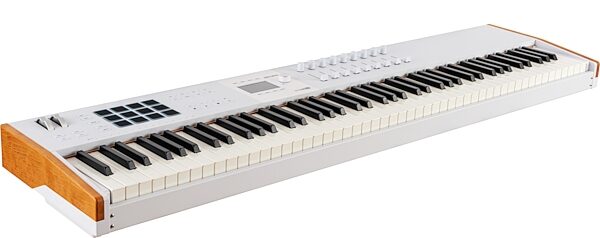 Arturia KeyLab 88 MK3 USB MIDI Controller Keyboard, White, Action Position Back