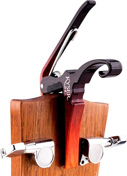 Kyser Quick Change Acoustic Guitar Capo, Sunburst, Action Position Back