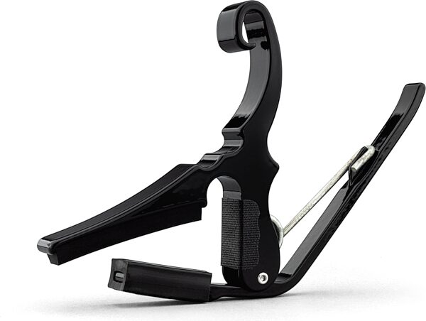 Kyser Drop D Partial Guitar Capo, Black, Action Position Back