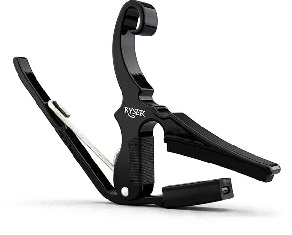 Kyser Drop D Partial Guitar Capo, Black, Action Position Back