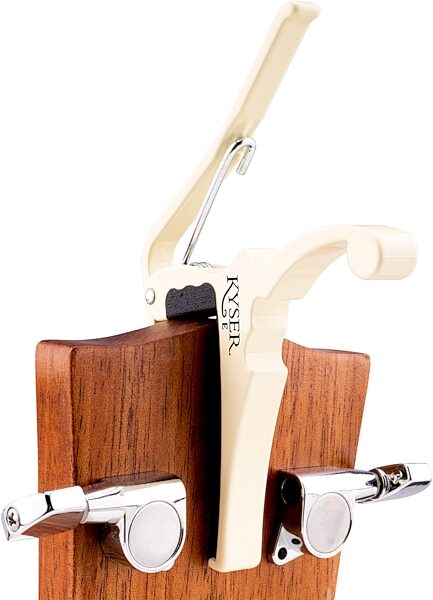 Kyser x Fender Guitar Capo, Olympic White, Action Position Back