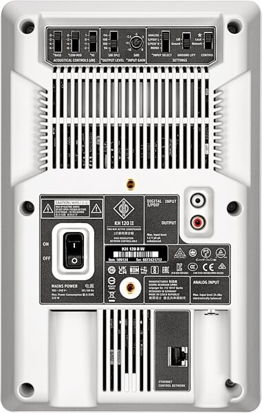 Neumann KH 120 II Powered Full-Range Studio Monitor, White, Single Speaker, Action Position Back