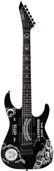 ESP KH2OUIJA Kirk Hammett Signature Series Electric Guitar (with Case), Ouija Black