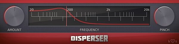 Kilohearts Disperser Audio Plug-in Software, Digital Download, Action Position Back