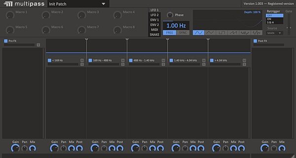 Kilohearts Multipass Audio Plug-in Software, Digital Download, Action Position Back