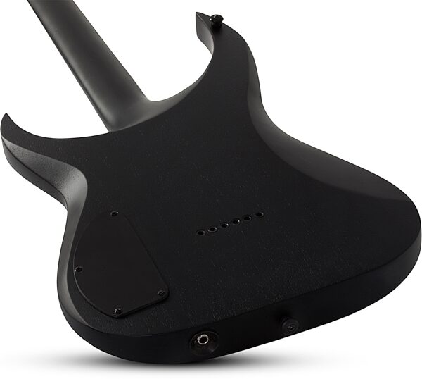 Schecter KM-6 MKIII EX Keith Merrow Signature Baritone Electric Guitar, Satin Black Open Pore, Open Box (Very Good), Action Position Back