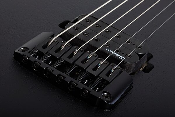 Schecter KM-6 MKIII EX Keith Merrow Signature Baritone Electric Guitar, Satin Black Open Pore, Open Box (Very Good), Action Position Back
