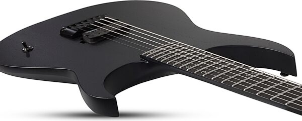 Schecter KM-6 MKIII EX Keith Merrow Signature Baritone Electric Guitar, Satin Black Open Pore, Open Box (Very Good), Action Position Back