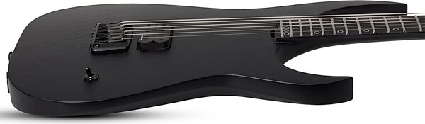 Schecter KM-6 MKIII EX Keith Merrow Signature Baritone Electric Guitar, Satin Black Open Pore, Open Box (Very Good), Action Position Back