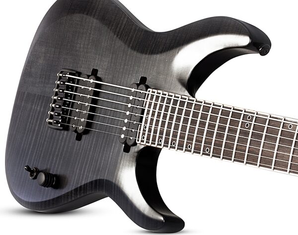 Schecter Keith Merrow KM7 MkII Electric Guitar, 7-String, Action Position Back