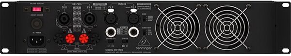 Behringer KM1700 Stereo Power Amplifier with ATR (1700 Watts), Rear