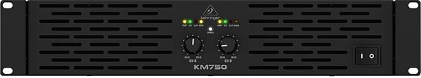 Behringer KM750 Stereo Power Amplifier with ATR (750 Watts), Main