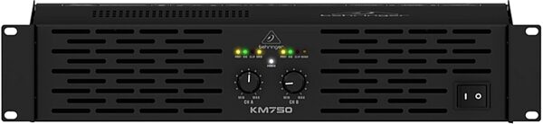 Behringer KM750 Stereo Power Amplifier with ATR (750 Watts), Top