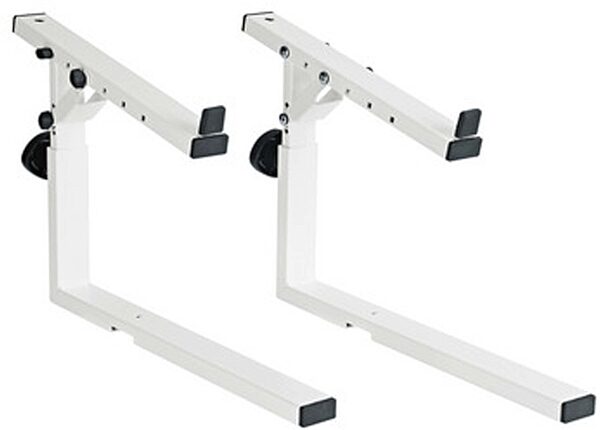 K&M 18811 Stacker 2nd Tier for Omega Keyboard Stand, White, Action Position Back