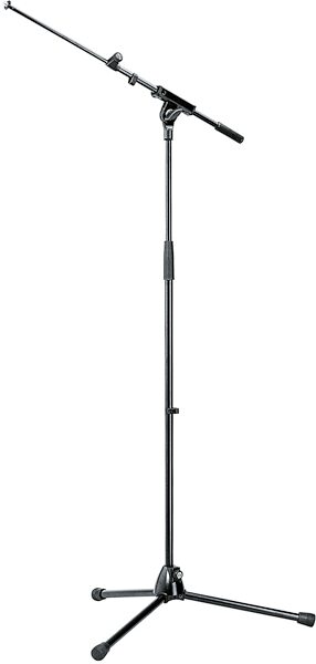 K&M 210/8 Microphone Stand, Black, Action Position Back