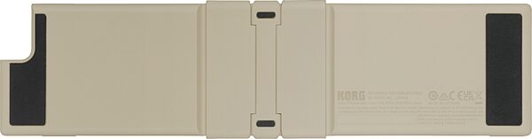 Korg Nanokey Fold USB MIDI keyboard, Sand Beige, Action Position Back