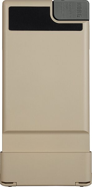 Korg Nanokey Fold USB MIDI keyboard, Sand Beige, Action Position Back