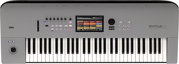 Korg Nautilus 61 AT Limited Edition Synthesizer Workstation Keyboard, Gray, Action Position Back