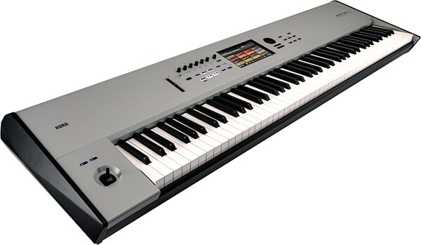 Korg Nautilus 88 AT Keyboard Limited Edition Gray, Gray, Action Position Back