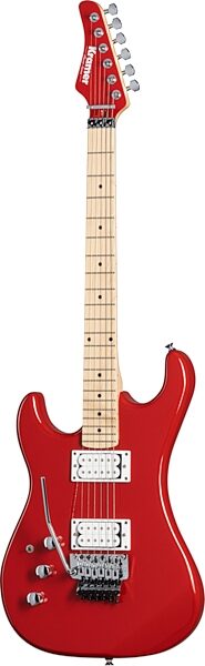 Kramer Pacer Classic Electric Guitar with Floyd Rose, Left-Handed, Scarlet Red, Main