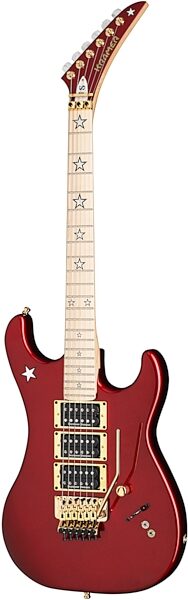 Kramer Jersey Star Electric Guitar, with Gold Floyd Rose, Candy Apple Red, Blemished, Main