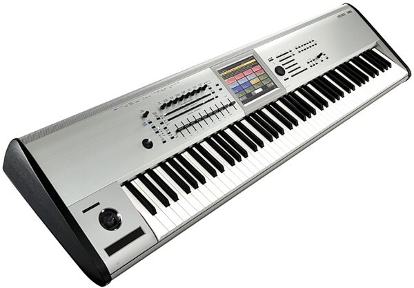 Korg Kronos 8 Platinum Limited Edition Workstation Keyboard, Angle
