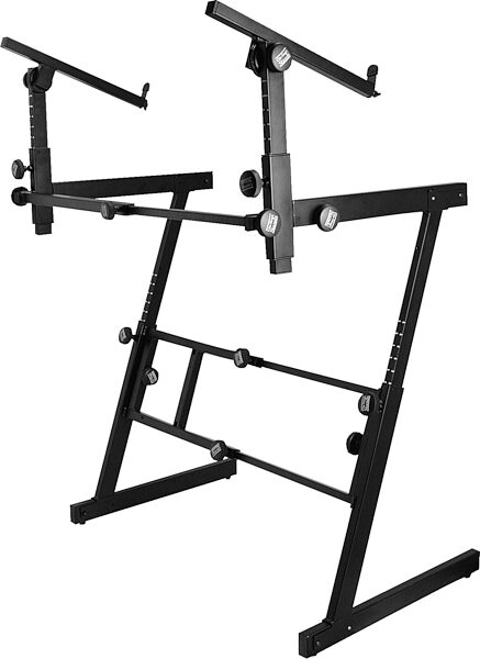 On-Stage KS7365EJ Folding Z-Style Keyboard Stand with 2nd Tier, New, Main