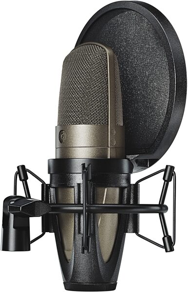 Shure KSM42 Large Dual-Diaphragm Side Address Condenser Microphone, KSM42/SG, Shockmounted - Back