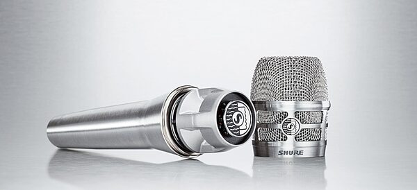 Shure KSM8 Dualdyne Cardioid Dynamic Vocal Microphone, Nickel, Warehouse Resealed, Nickel Glamor View