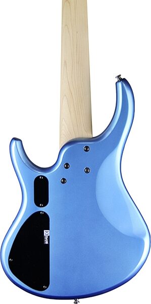 MTD Kingston Super 5 Bass Electric Bass, 5-String (with Maple Fingerboard), Super Blue, Action Position Back