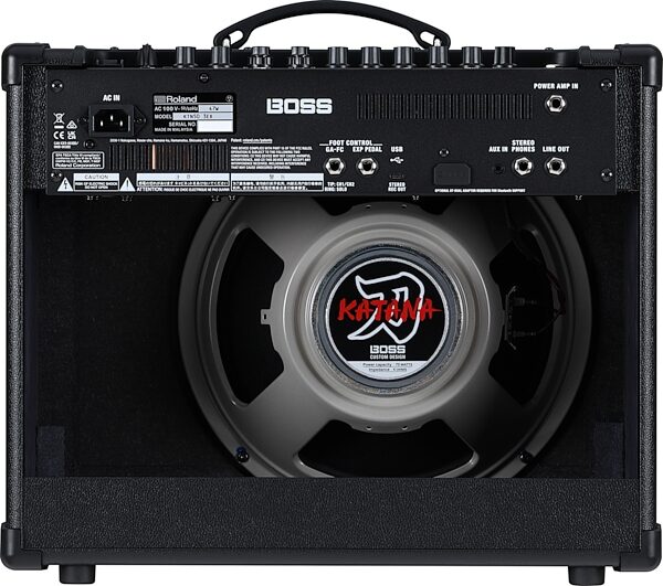 Boss Katana 50 EX Generation 3 Guitar Combo Amplifier (50 Watts, 1x12"), New, Action Position Back