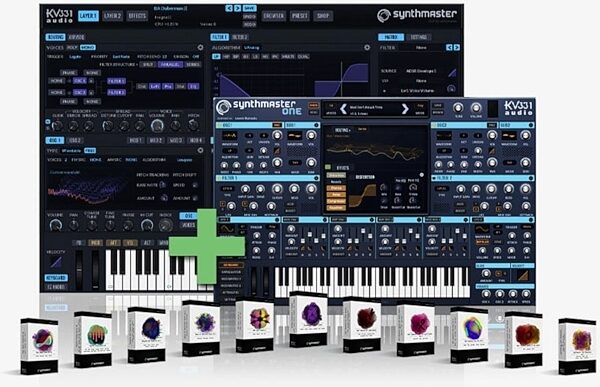 KV331 Audio SynthMaster Everything Bundle Software, Digital Download, Screenshot Front