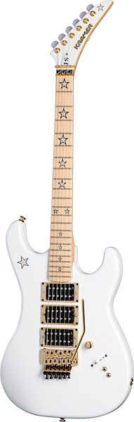 Kramer Jersey Star Electric Guitar, with Gold Floyd Rose, Action Position Back